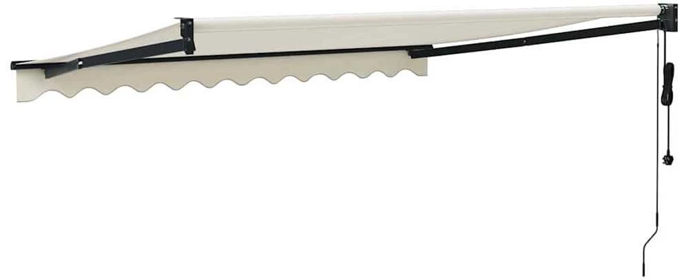 Automatinė ištraukiama markizė, kreminės spalvos, 3,5x2,5m