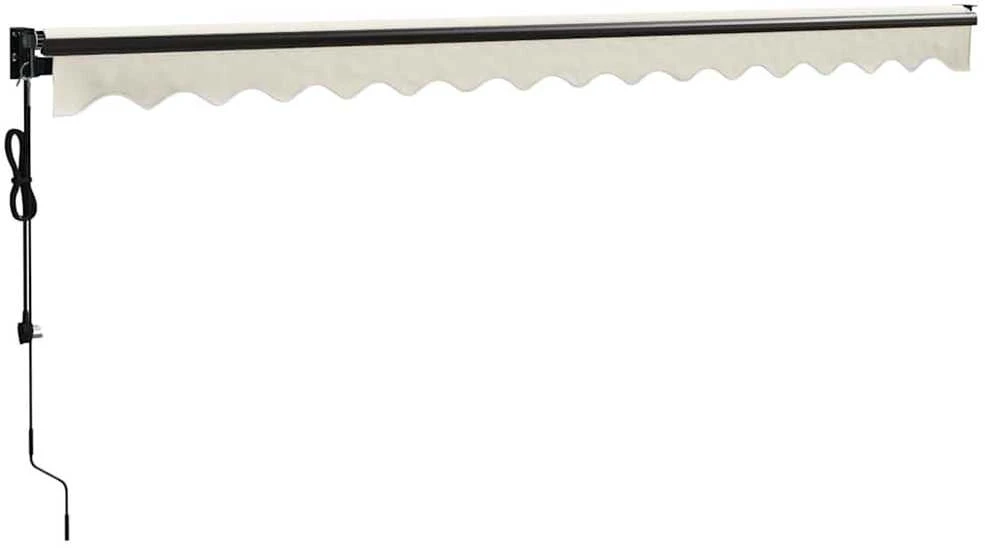 Automatinė ištraukiama markizė, kreminės spalvos, 4x3m