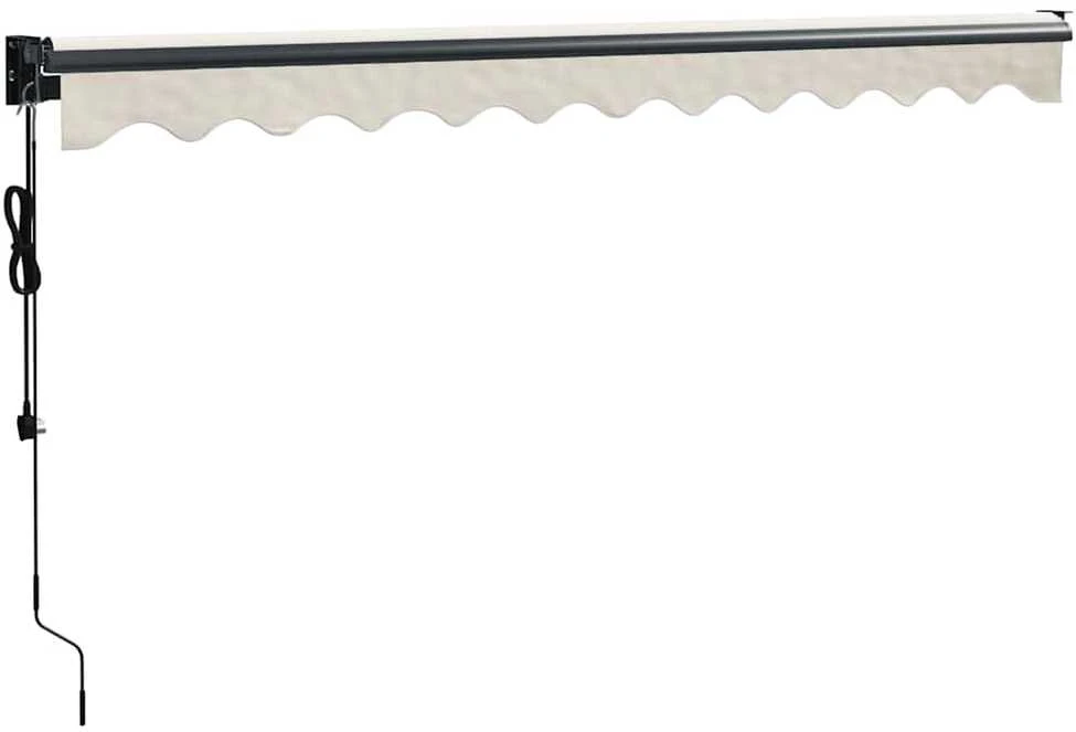 Automatinė ištraukiama markizė, kreminės spalvos, 3,5x2,5m
