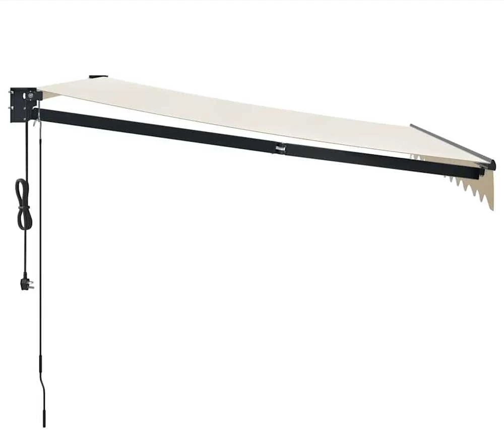 Automatinė ištraukiama markizė, kreminės spalvos, 3x2,5m