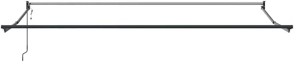 Automatinė ištraukiama markizė, oranžinė ir ruda, 4x3m