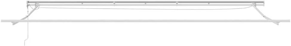 Automatinė ištraukiama markizė su LED, bordo spalvos, 600x300cm