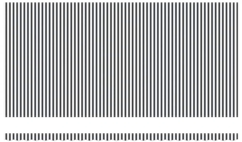 Automatinė ištraukiama markizė su LED lemputėmis, antracito ir baltos spalvos, 600x300 cm