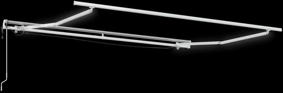 Automatinė ištraukiama markizė su LED, ruda, 300x250cm
