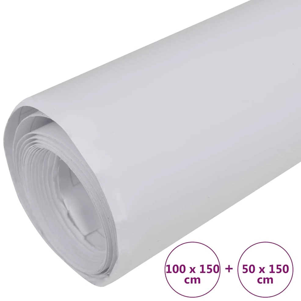 Automobilio plėvelės, 2vnt., matinės baltos, 100x150cm+50x150cm