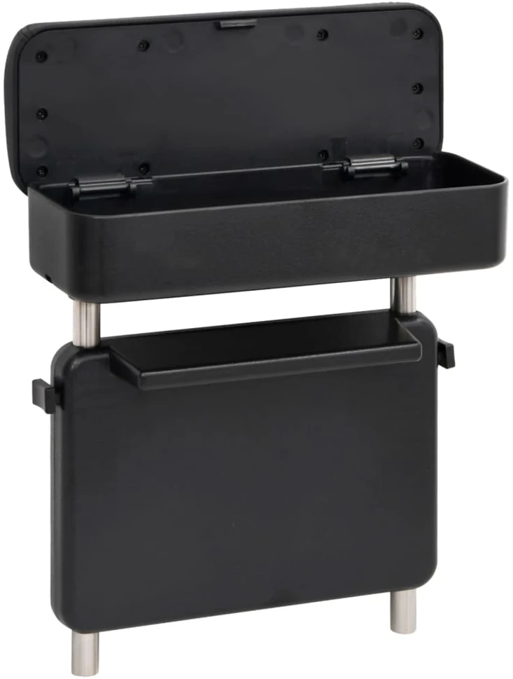 Automobilio porankis, juodas, 23x8x(30-38)cm, ABS, universalus