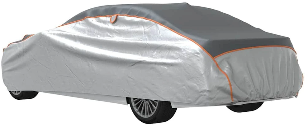 Automobilio uždangalas sedanams, pilkas ir sidabrinis, XL