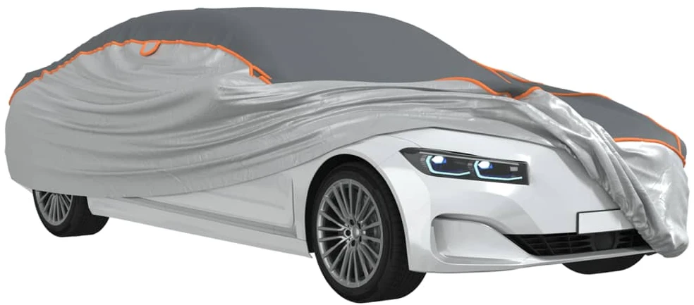 Automobilio uždangalas sedanams, pilkas ir sidabrinis, L dydžio