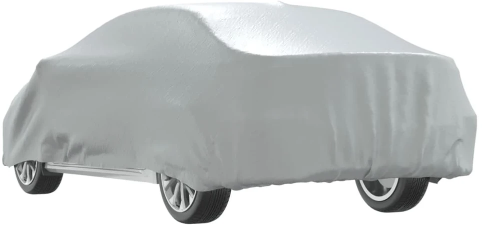 Automobilio uždangalas sedanams, sidabrinis, M dydžio, pilnas