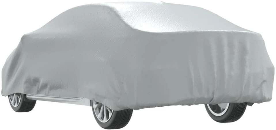Automobilio uždangalas sedanams, sidabrinis, L dydžio, pilnas