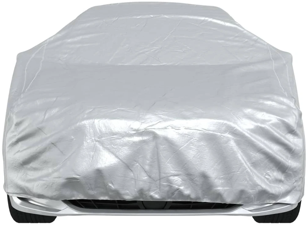 Automobilio uždangalas sedanams, sidabrinis, XL dydžio, PEVA