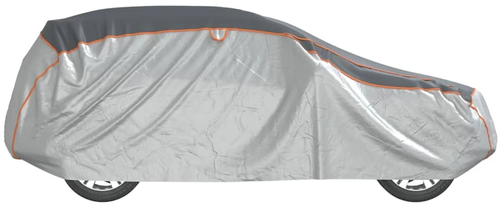Automobilio uždangalas visureigiams, pilkas ir sidabrinis, XL