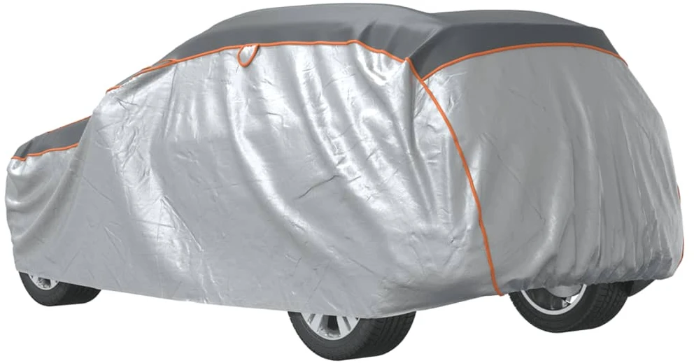 Automobilio uždangalas visureigiams, pilkas ir sidabrinis, L