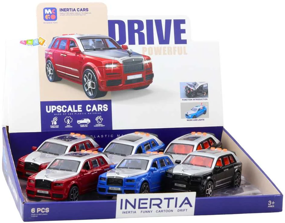 Lean Toys Žaislinis automobilis su šviesos ir garso efektais