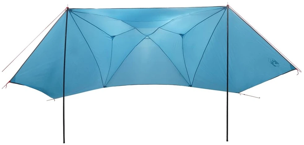 Automobilių palapinė 350 x 250 cm Mėlyna Poliesteris ir plienas