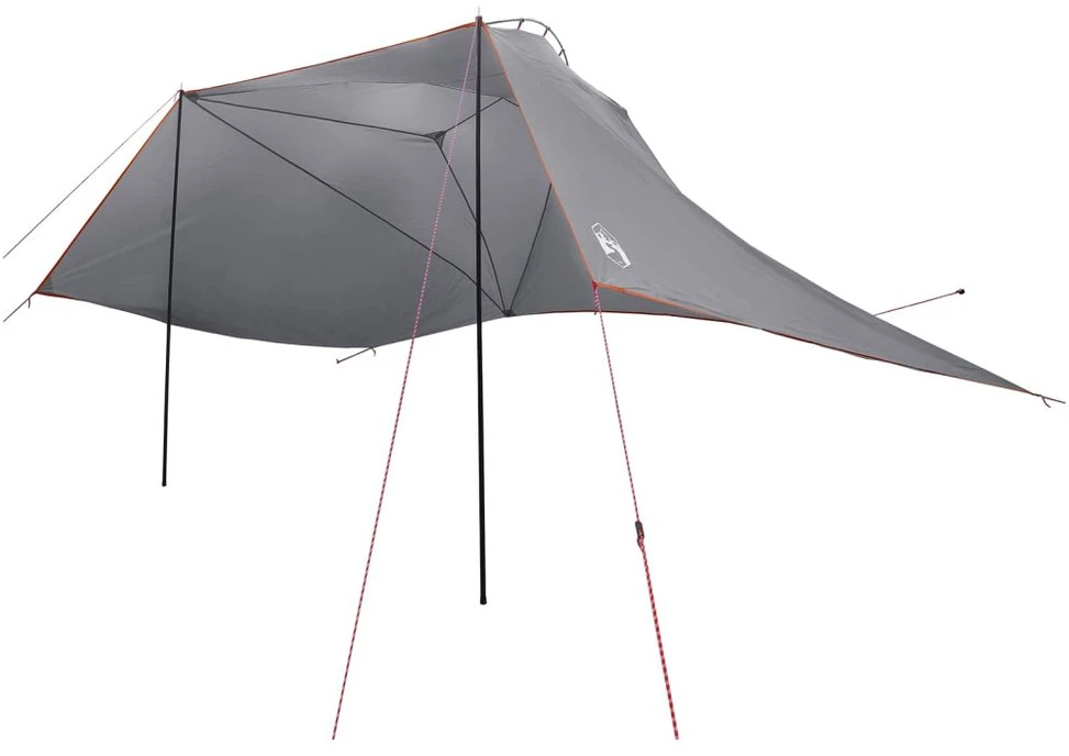 Automobilių palapinė 350 x 250 cm Pilka ir oranžinė