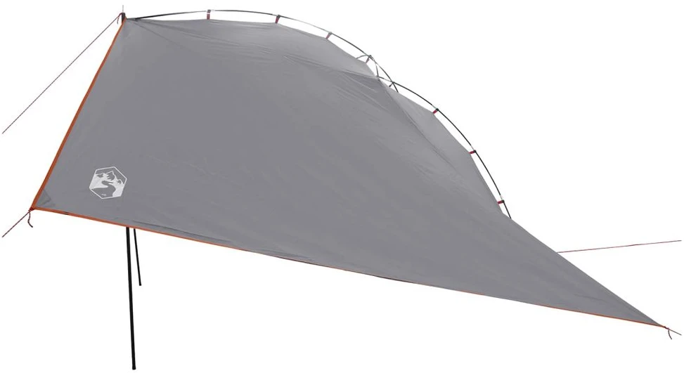 Automobilių palapinė 350 x 250 cm Pilka ir oranžinė