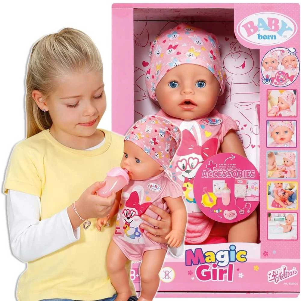 Baby Born interaktyvi lėlė - mergaitė Magic Girl, 43cm (827956)