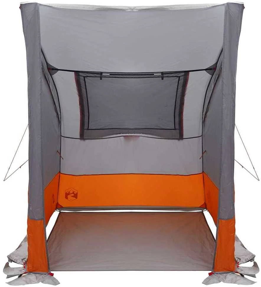 Bagažinės palapinė 194 x 180 x 210 cm Pilka ir oranžinė tafta