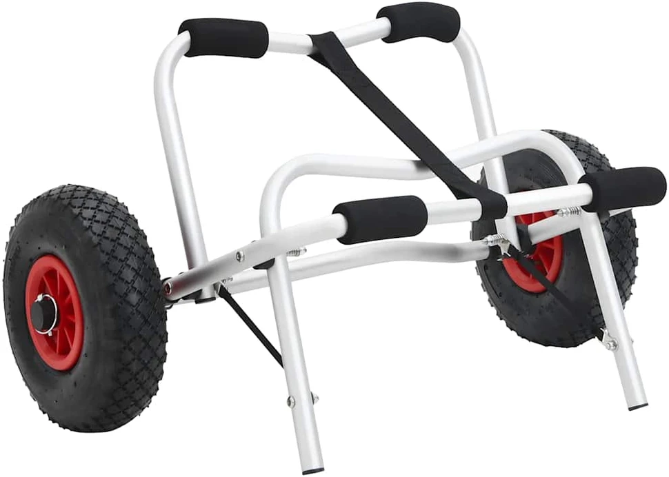 Baidarės vežimėlis, aliuminis, sulankstomas, 45kg