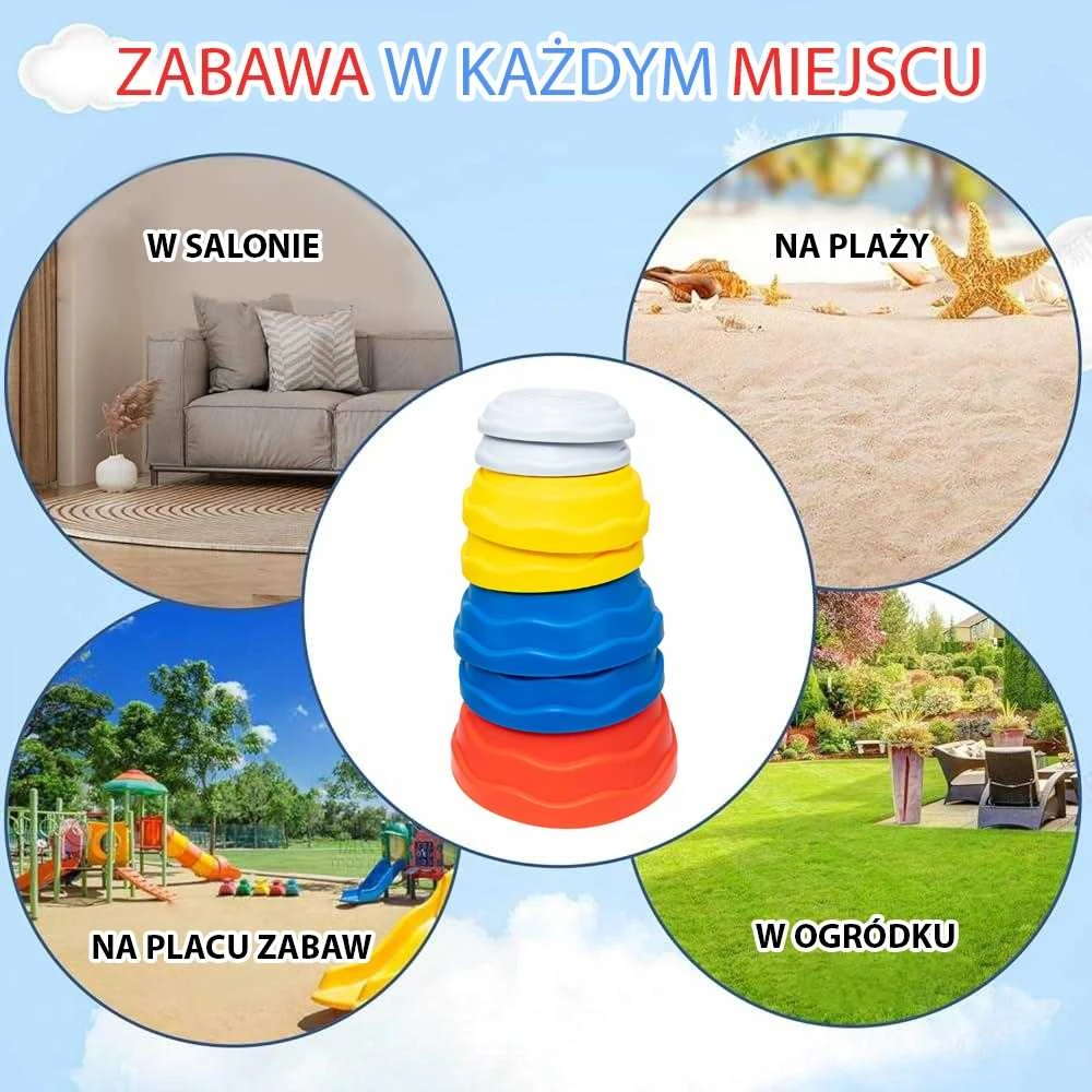 Balansiniai akmenys vaikams WOOPIE