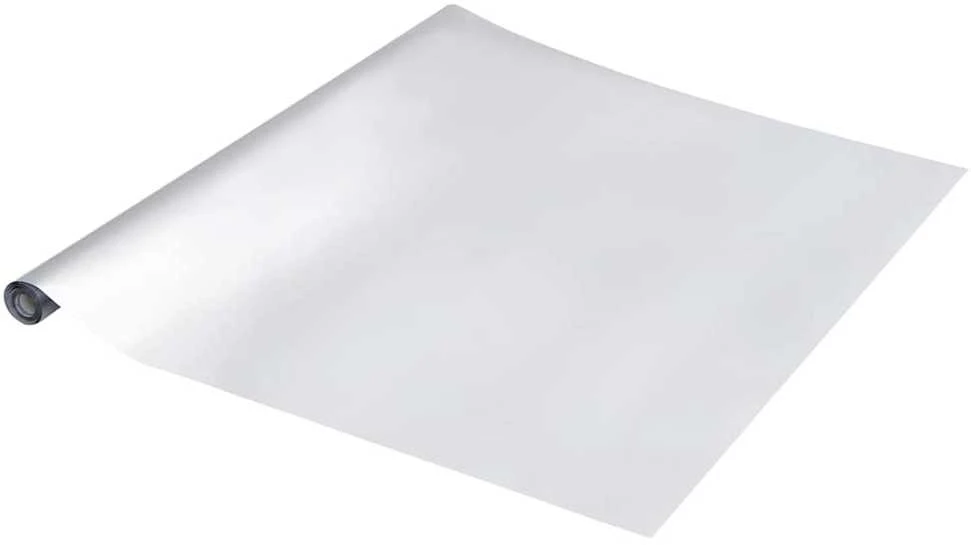 Baldų lipdukas Sidabro 90 x 500 cm Plastmasė