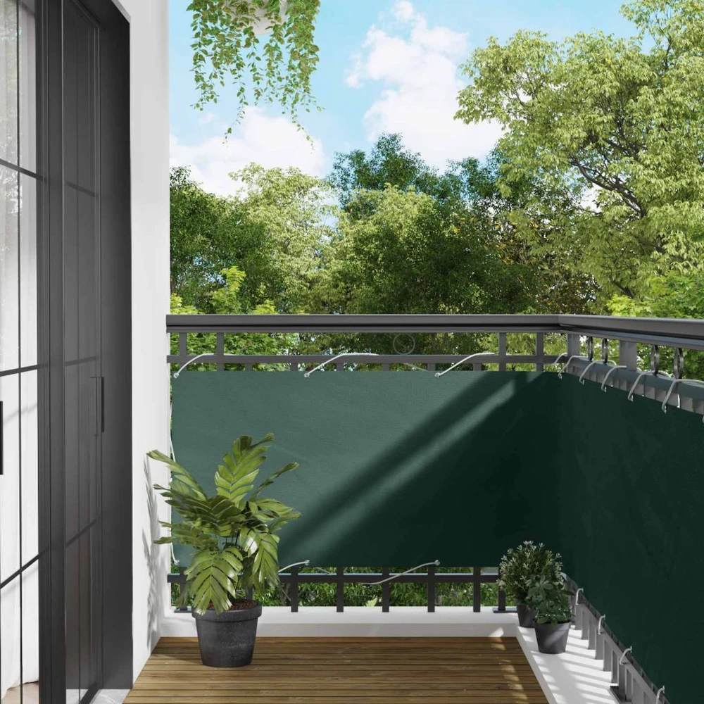 Balkono uždanga 75 x 200 cm PU dengtas oksfordas alu