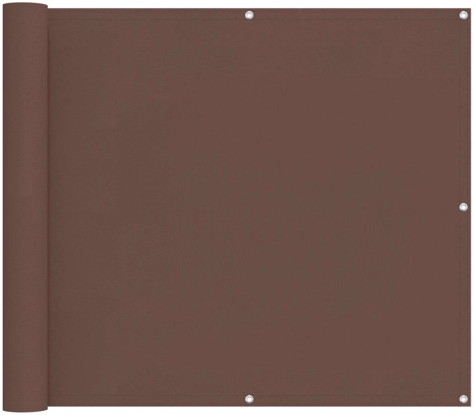 Balkono Ekranas 90 x 200 cm Oksfordo audinys Stačiakampio Ruda