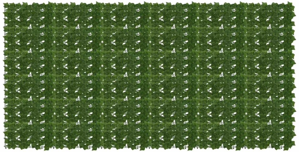 Balkono uždanga su lapais 300 x 150 cm Polietilenas ir audinys