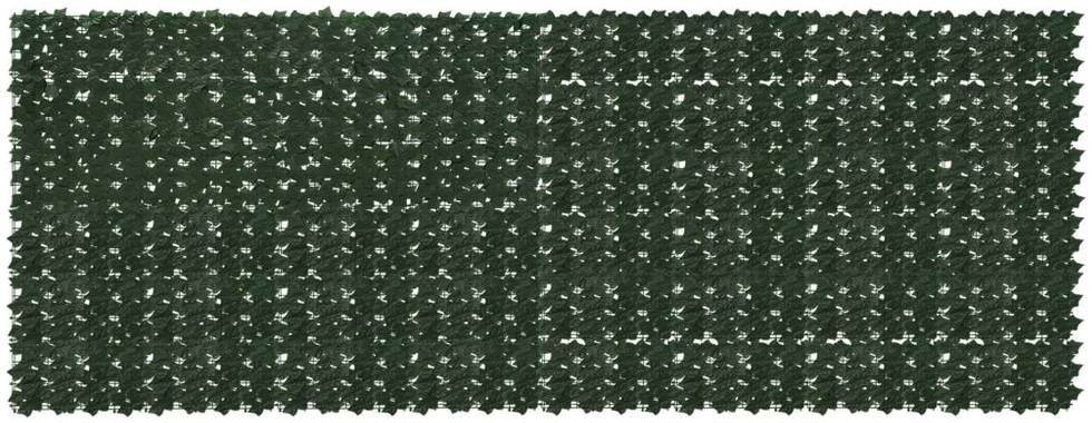 Balkono uždanga su lapais Tamsiai žalia 400 x 150 cm
