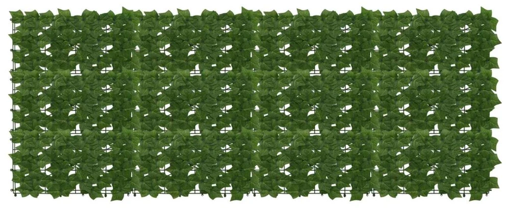 Balkono uždanga su lapais Žalia 200 x 75 cm