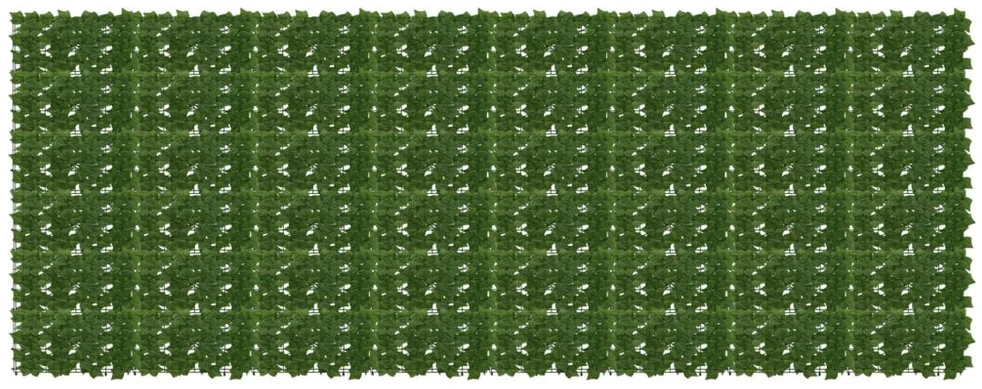 Balkono uždanga su lapais Žalia 400 x 150 cm