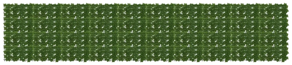 Balkono uždanga su lapais Žalia 500 x 100 cm