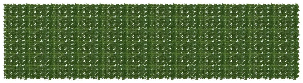 Balkono uždanga su lapais Žalia 600 x 150 cm