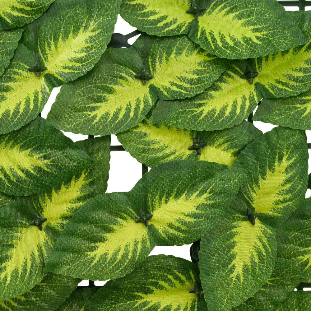 Balkono uždanga su lapais Žalia ir geltona 200 x 150 cm
