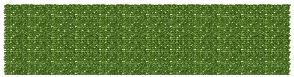 Balkono uždanga su lapais Žalia ir geltona 600 x 150 cm