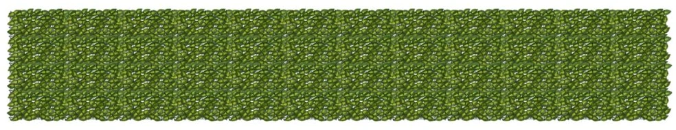 Balkono uždanga su lapais Žalia ir geltona 600 x 100 cm