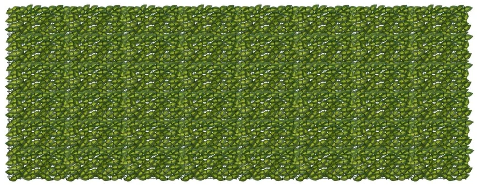 Balkono uždanga su lapais Žalia ir geltona 400 x 150 cm