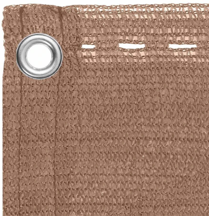 Balkono Ekranas 120 x 700 cm HDPE ir aliuminis Stačiakampio