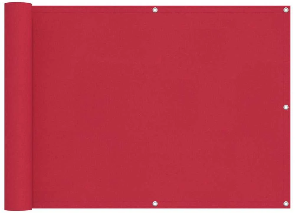 Balkono Ekranas 75 x 800 cm Oksfordo audinys Stačiakampio