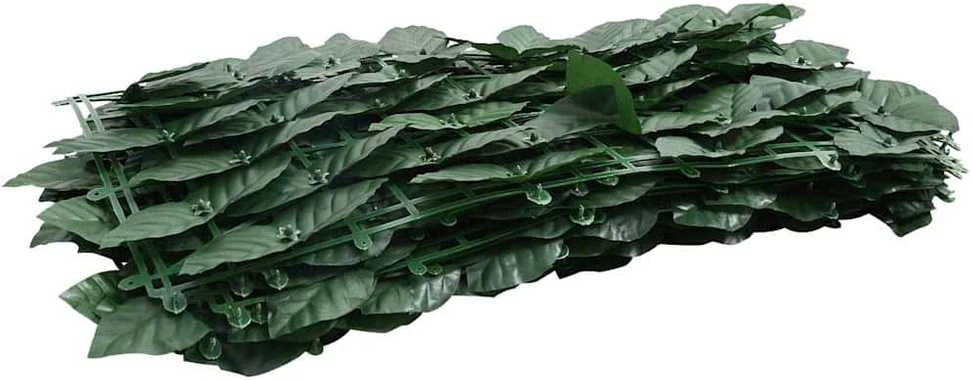 Balkono pertvara, 300x75cm, su tamsiai žaliais lapais