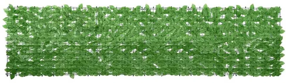 Balkono pertvara, 300x75cm, su žaliais lapais