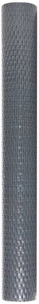 Balkono pertvara, antracito spalvos, 500x90cm, poliratanas