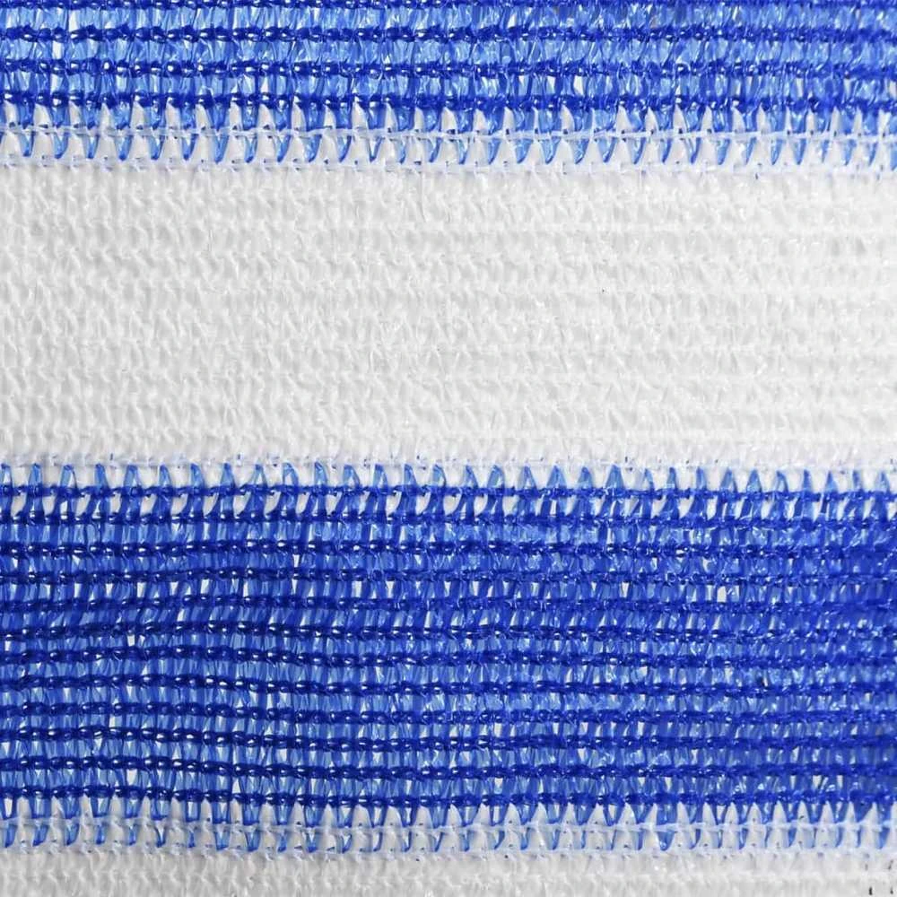 Balkono pertvara, mėlynos ir baltos spalvos, 90x400cm, HDPE
