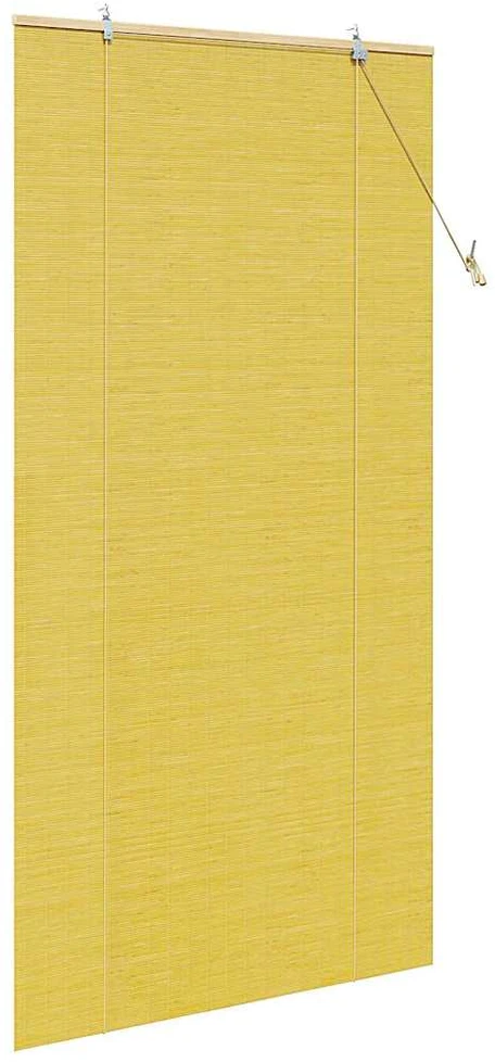 Roletas Geltona 110 x 220 cm Bambukas