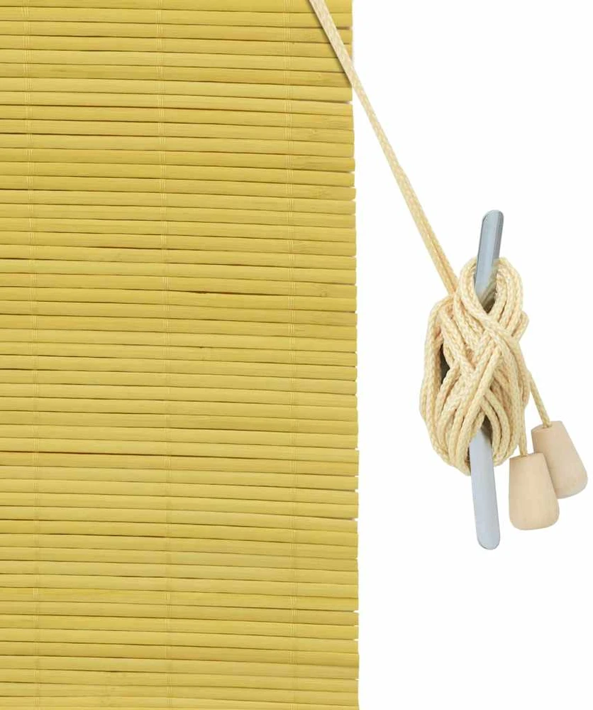 Roletas Geltona 60 x 220 cm Bambukas