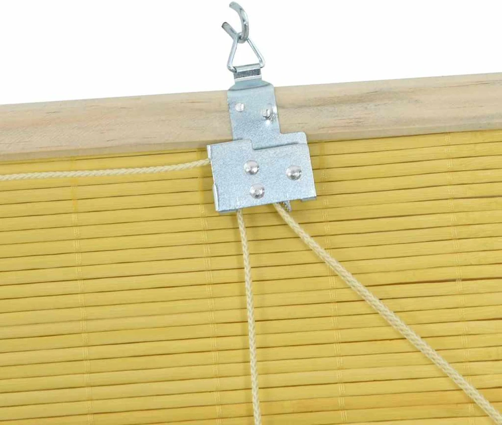 Roletas Geltona 80 x 220 cm Bambukas