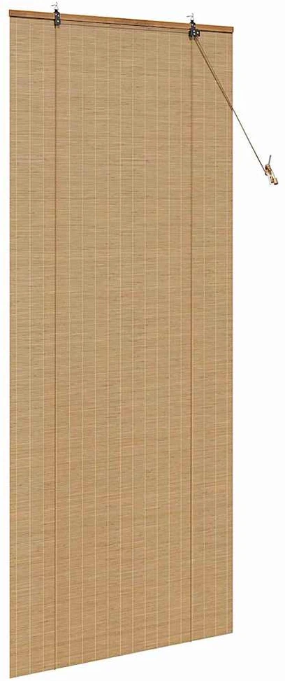 Roletas Ruda 90 x 220 cm Bambukas