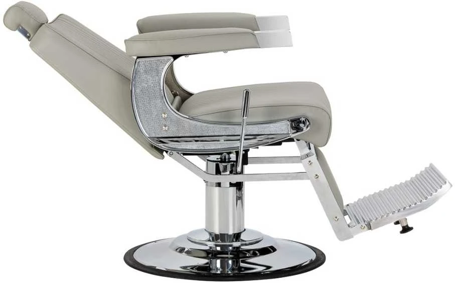 Activeshop Kirpyklos barberio kėdė Gabbiano Visionerio Pilkas and Chrome