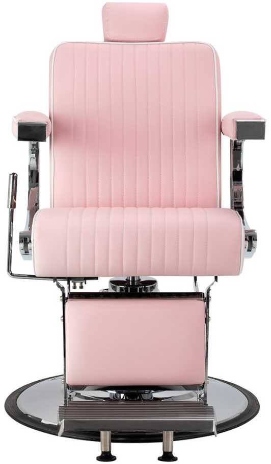 Activeshop Rožinė Kirpyklos barberio kėdė Gabbiano Visionerio Rožinė and Chrome